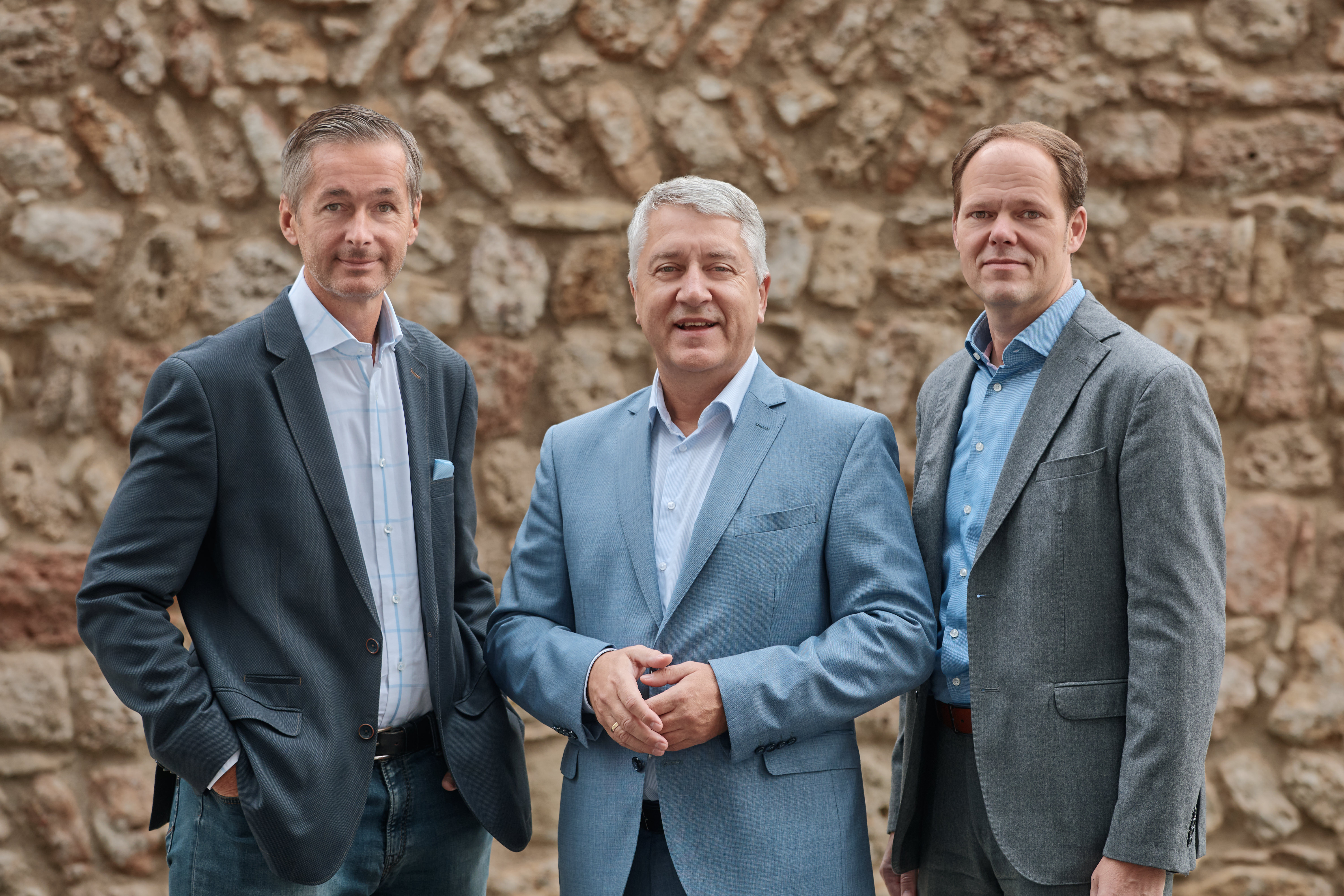 Vorstand der Europäischen Reiseversicherung AG: Andreas Sturmlechner, Wolfgang Lackner, Christian Wildfeuer. © Florian Albert