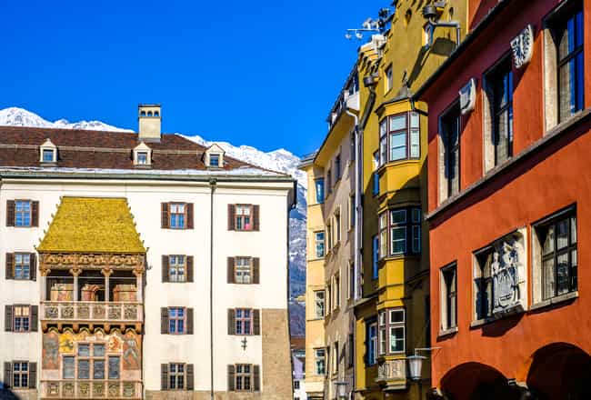 Berühmte Altstadt von Innsbruck