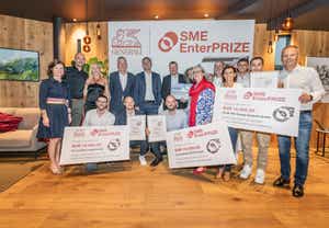 Die Gewinner_innen des Generali SME EnterPRIZE 2023 © AS-PHOTOGRAPHY