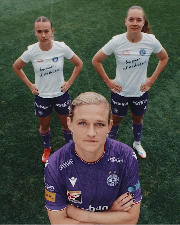 „Burschen, red’ ma drüber!“ – Die Generali startet gemeinsam mit der FK Austria Wien Frauenmannschaft eine Kampagne zur Förderung der Männergesundheit.