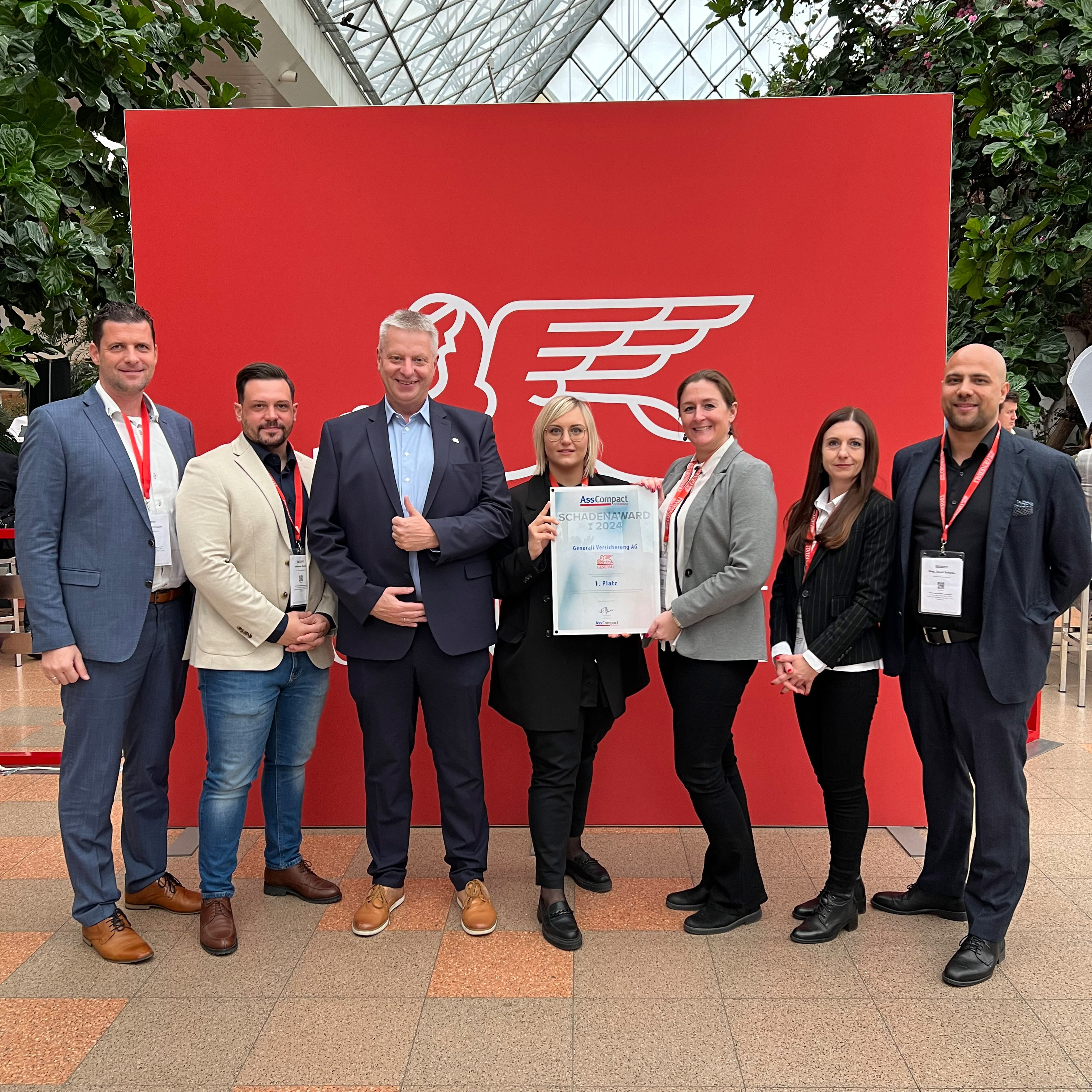 Beim diesjährigen Schadensymposium wurde die Generali erneut für den besten Service im Schadensfall ausgezeichnet. © Birgit Dolezal-Swietly