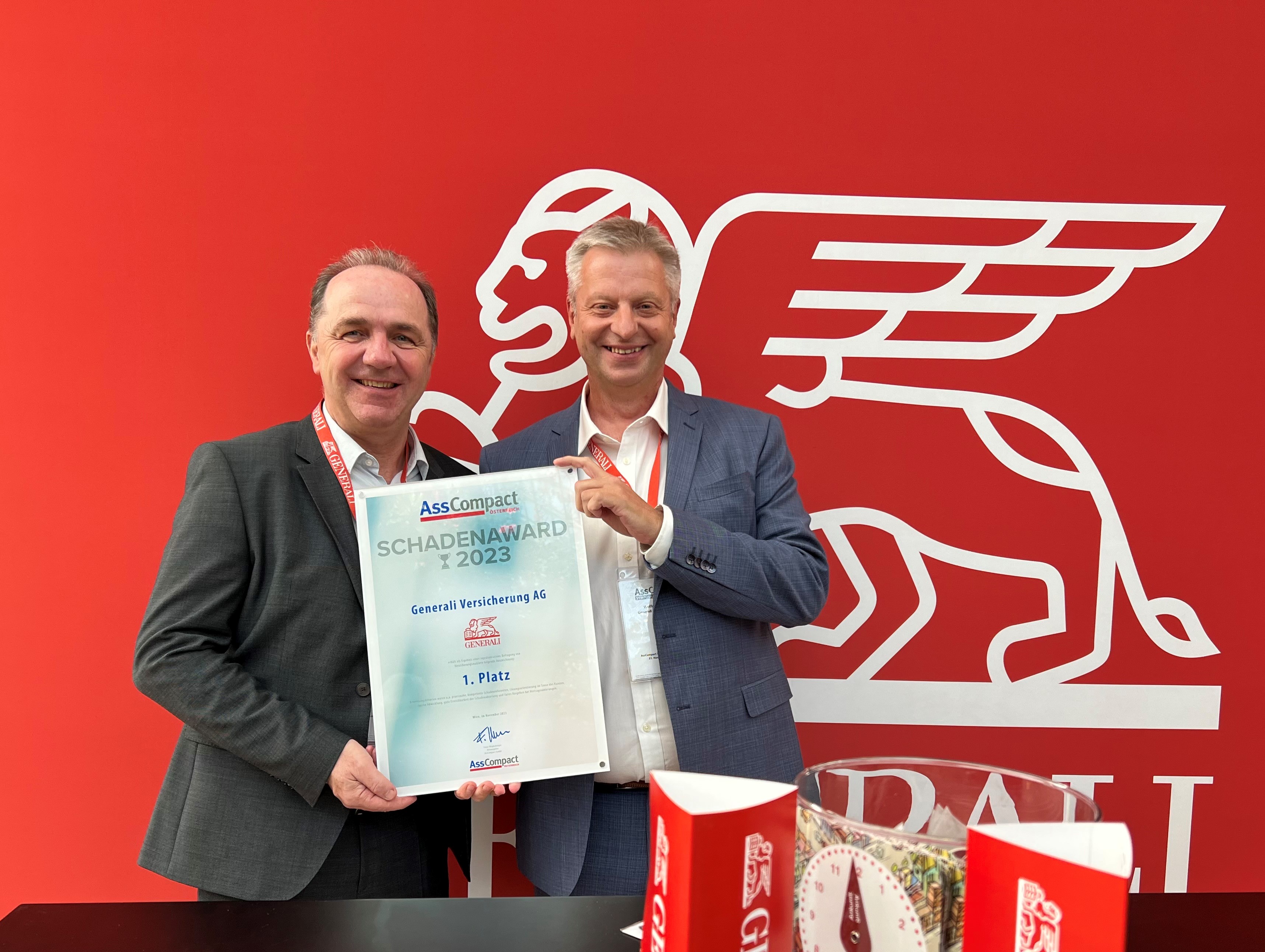 Mit dem AssCompact Schadenaward bestätigt die Generali Versicherung ihre hervorragende Arbeit im Leistungsfall. © Generali/Birgit Dolezal-Swietly