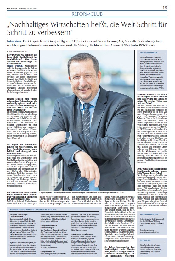 20260520_die Presse_Generali CEO_Nachhaltiges Wirtschaften heißt, die Welt Schritt für Schritt zu verbessern.jpg