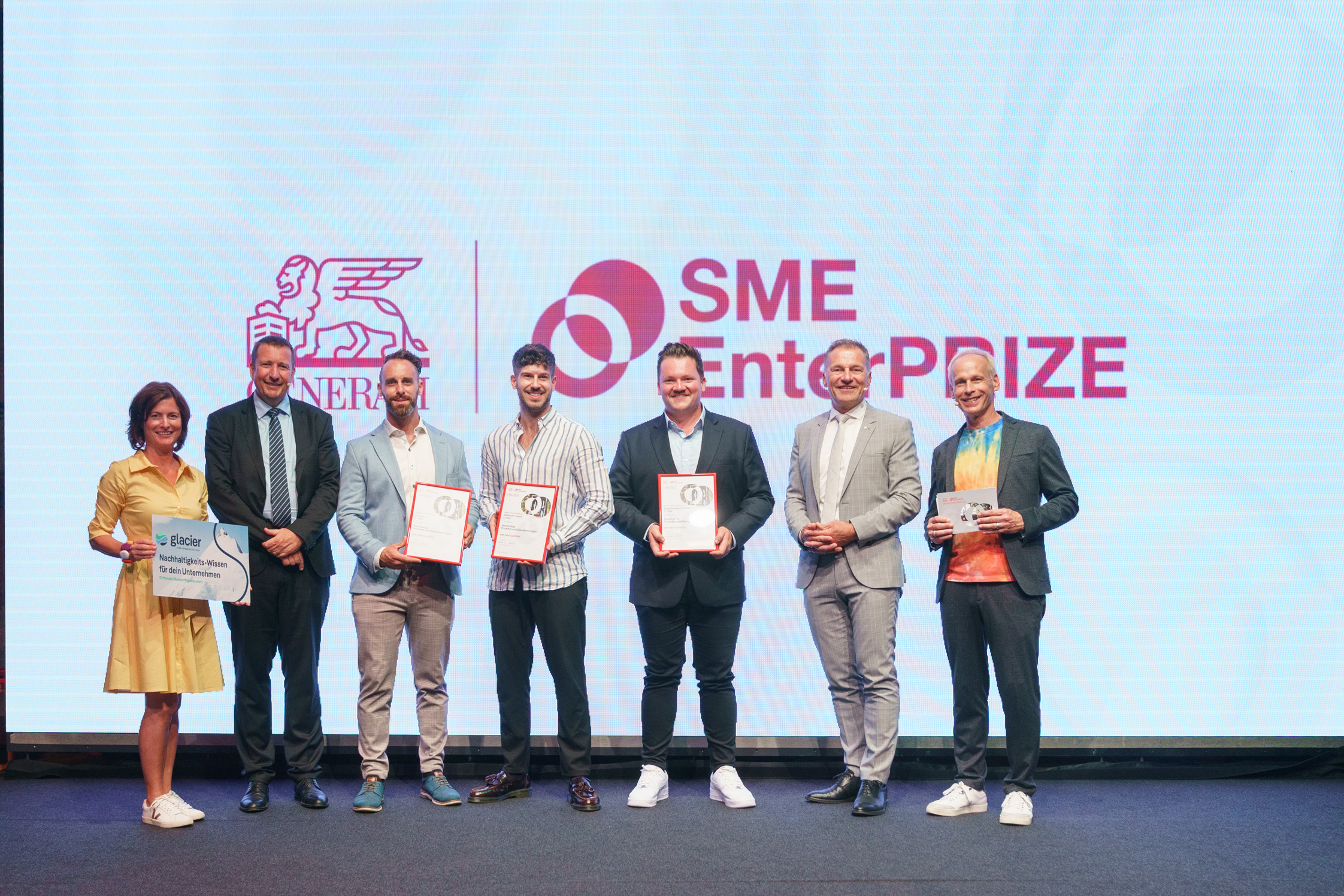 Plätze ein bis drei in der Kategorie „Produkte und Diensteistungen" ©Martina Draper