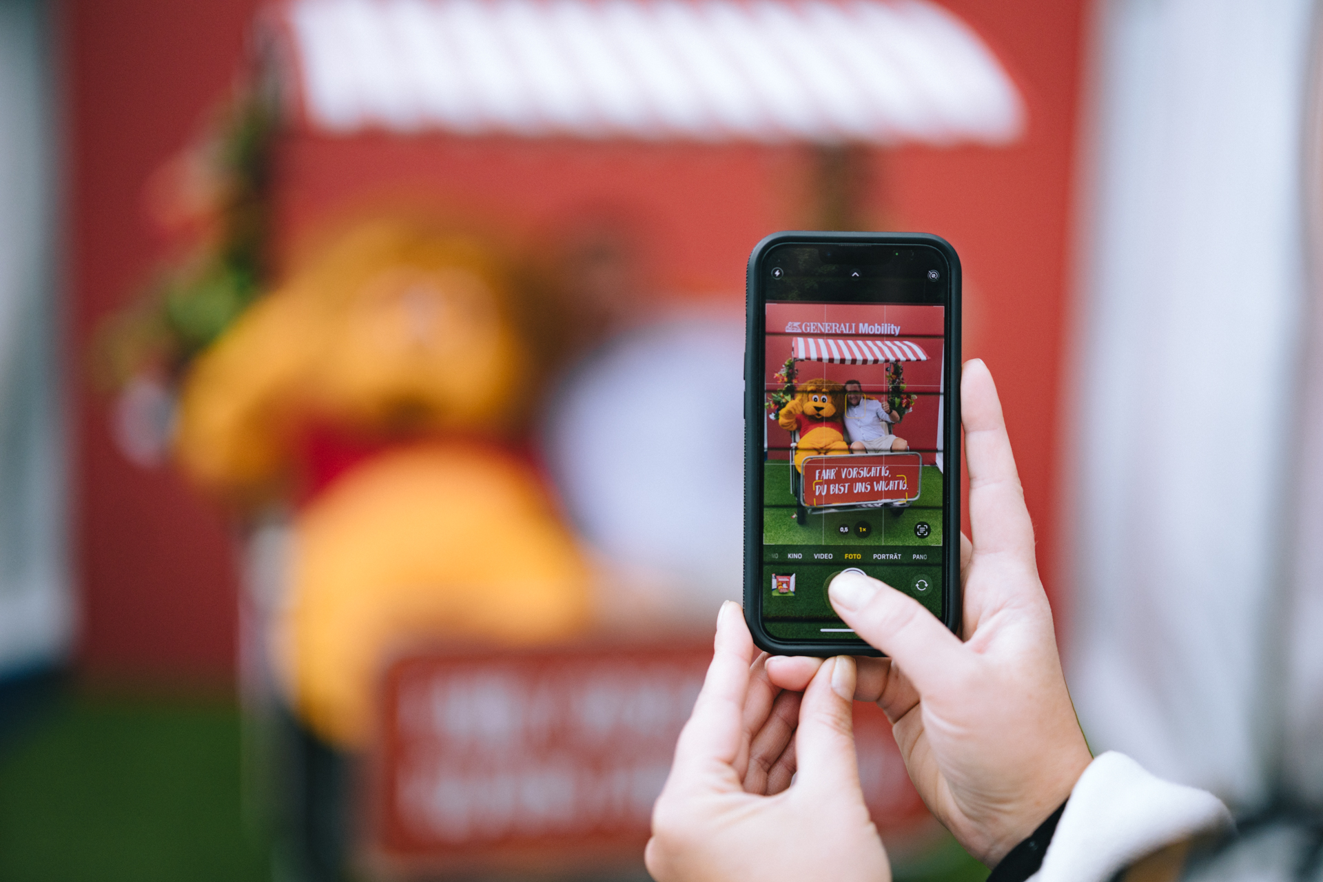 Mit der Mobility App beim Generali Open © Mia Maria Knoll