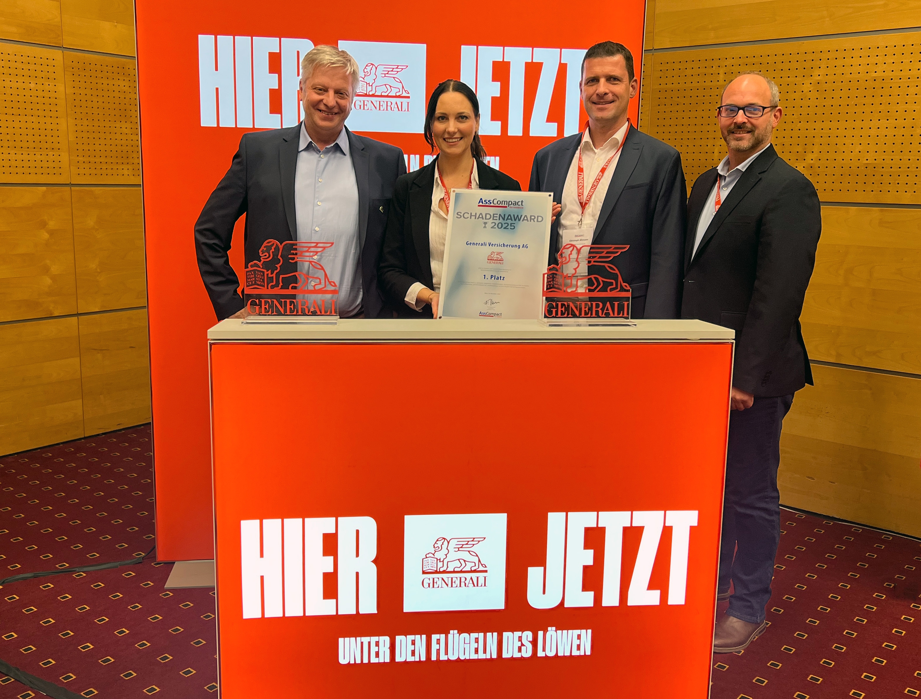 Die Generali überzeugt erstmals in allen 14 Leistungskriterien mit dem ersten Platz © Birgit Dolezal-Swietly